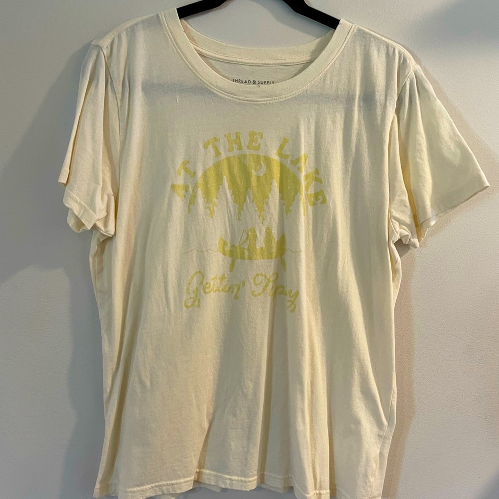 Thread and Supply Graphic Tee- L